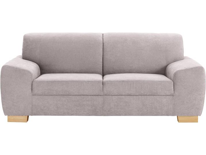 2-Sitzer DOMO COLLECTION Incanto, kubisch & zeitlos, Breite 200cm, bequem, flache Armlehnen , grau (taupe), B:200cm H:81cm T:89cm, Sofas, 2-Sitzer