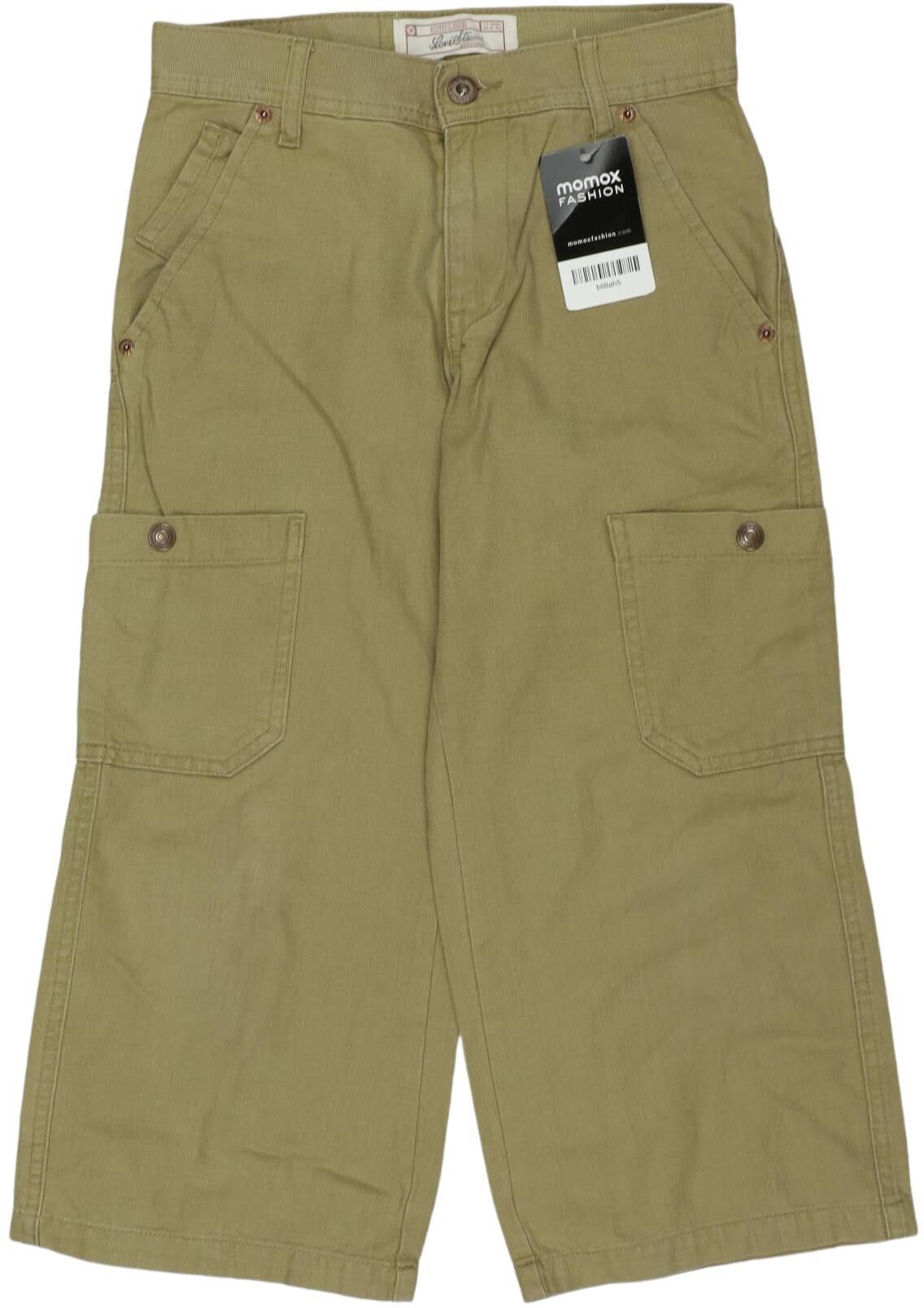 Signature by Levi Strauss & Co. Jungen Stoffhose, Grün, Gr. EU 134, Baumwolle - Second Hand