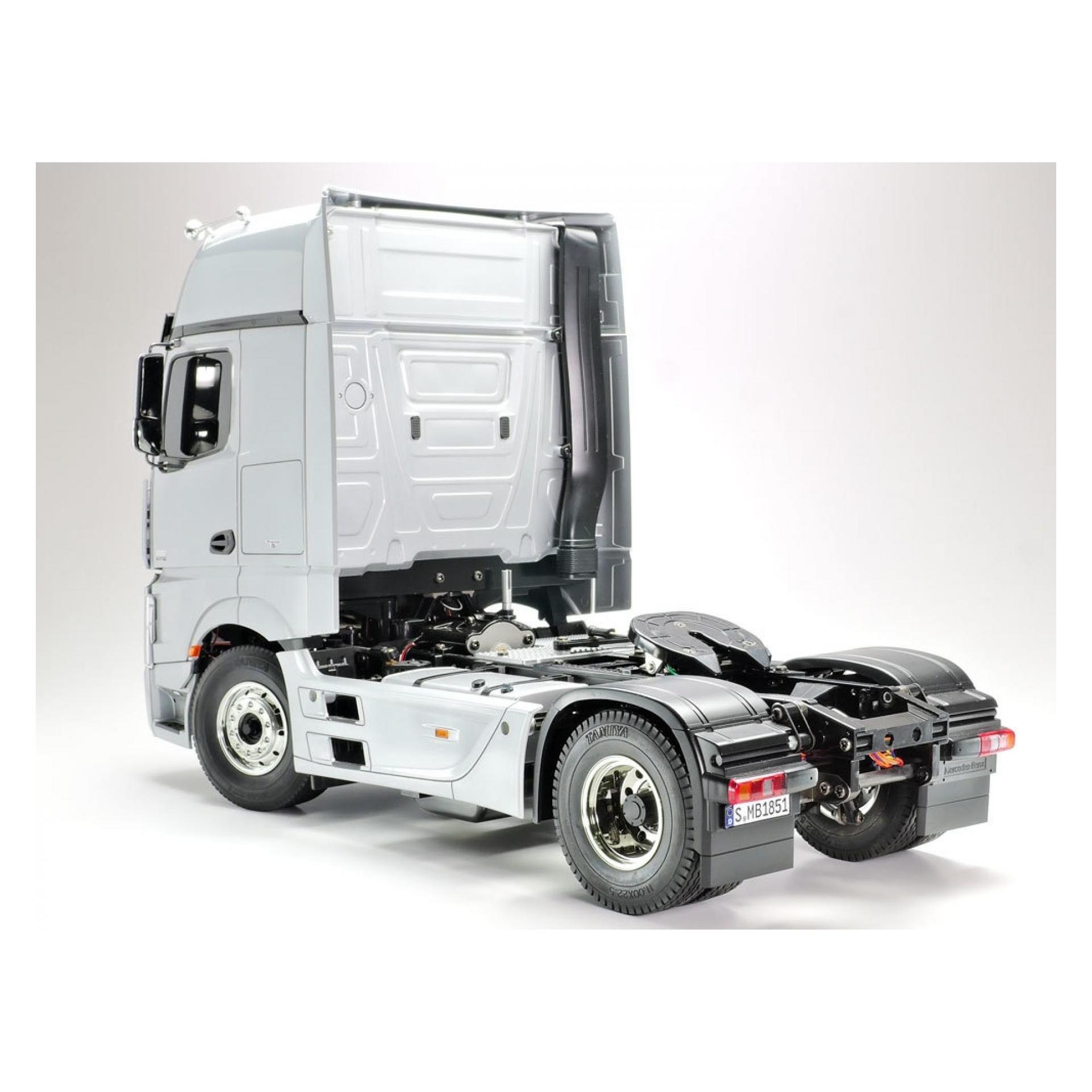 Tamiya 1:14 Radnaben Set HA schwarz (2) (56557)