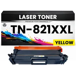 XXL Toner TN-821XXL Y Gelb für Brother kompatibel TN821XXL Y Premium Alternative für Brother HL-L9430CDN, HL-L9470CDN, MFC-L9630CDN, MFC-9670CDN