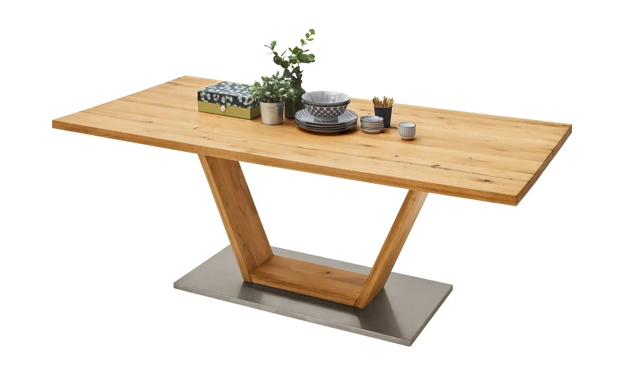 Stagecaptain Hirschgarten Bierzeltgarnitur für Balkon 110 cm Natur 2x Set