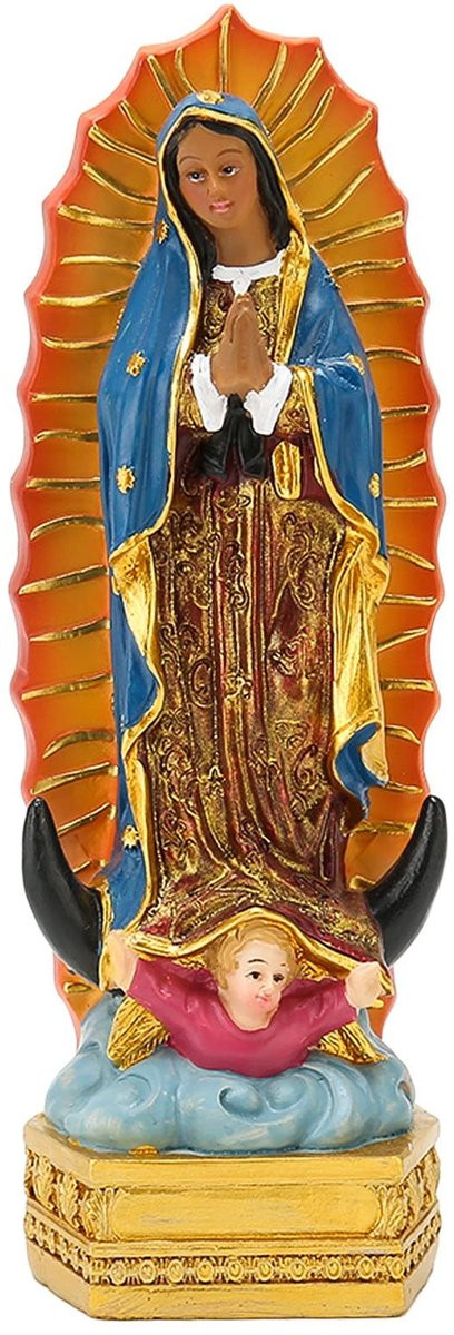 Dailygoods - Beeldje van Onze Lieve Vrouw van Guadalupe voor op tafel