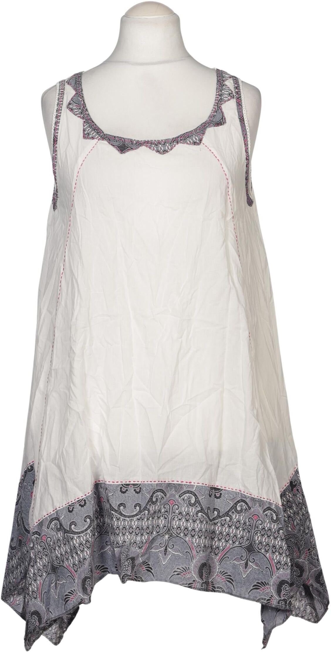 Chapati Berlin Damen Kleid, Weiß, Gr. L, kein / Etikett - Second Hand