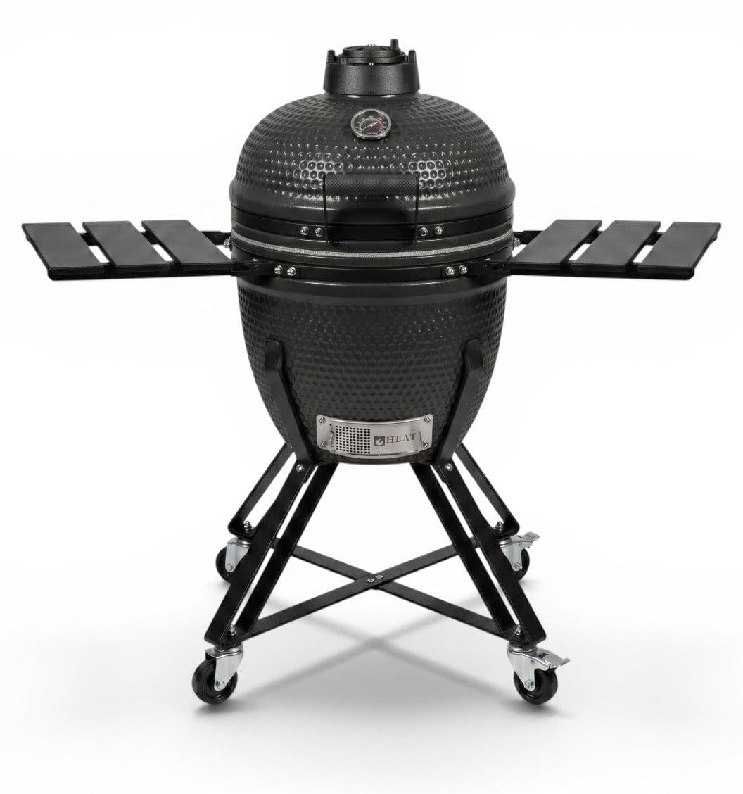 HEAT Premium Kamado Grill Fyregg 18 Charcoal zwart