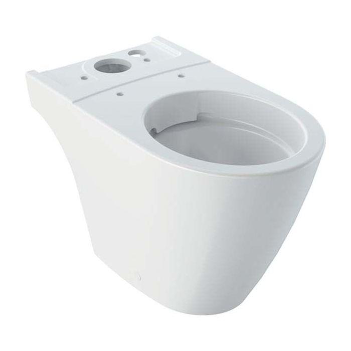 Geberit iCon Stand-Tiefspül-WC 200460000 weiß, 35,5x63,5cm, für Aufputz-Spülkästen aufgesetzt, rimfree