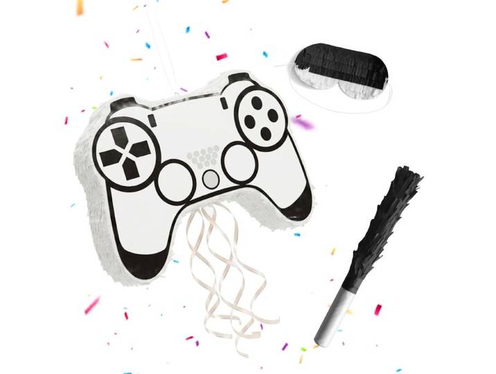 Relaxdays Piñata-set met stok & masker