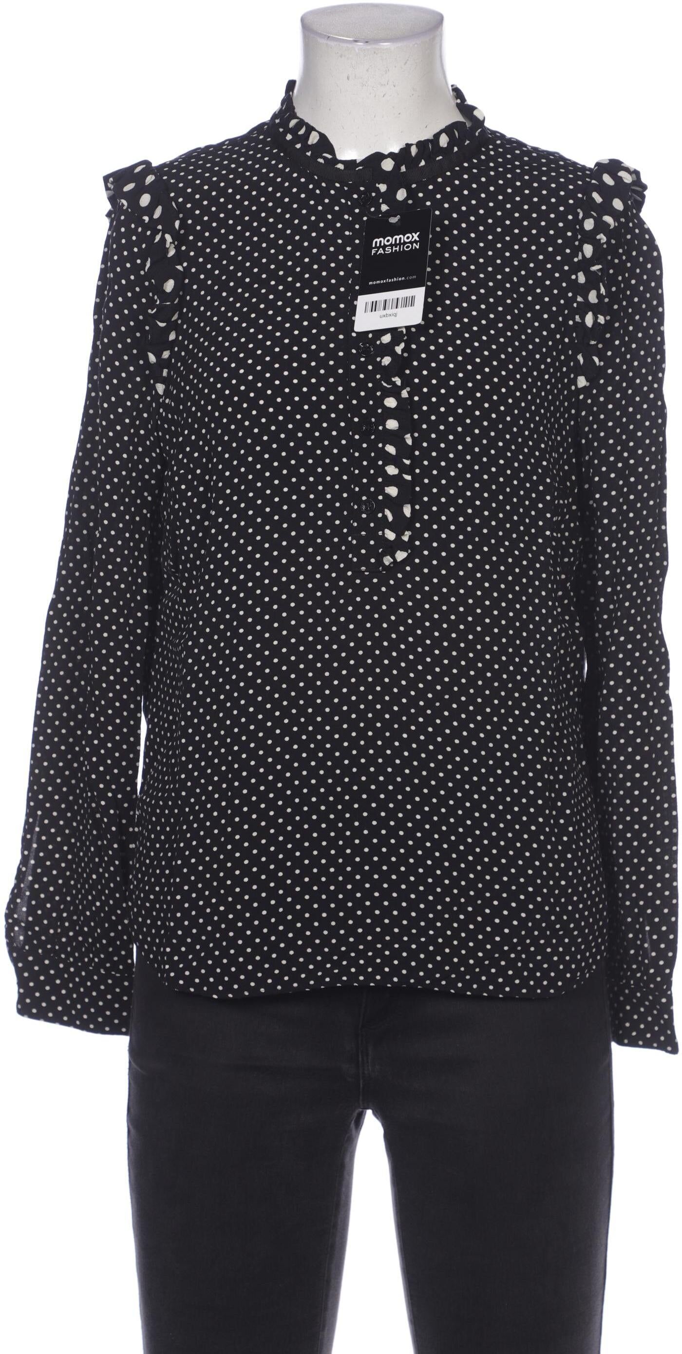Oui Damen Bluse, Schwarz, Gr. EU 38, Viskose - Second Hand