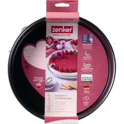 zenker Beloved+ Springform mit Flachboden Ø26cm - schwarz