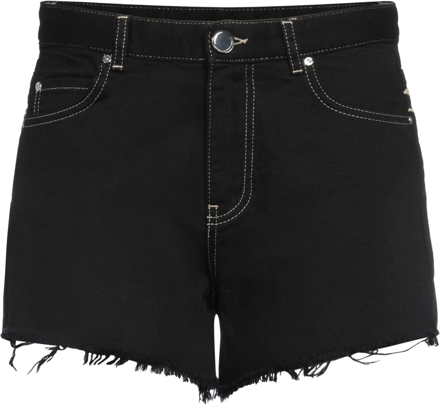 Pinko Shorts vaqueros Mujer Negro 24,25 Mujer