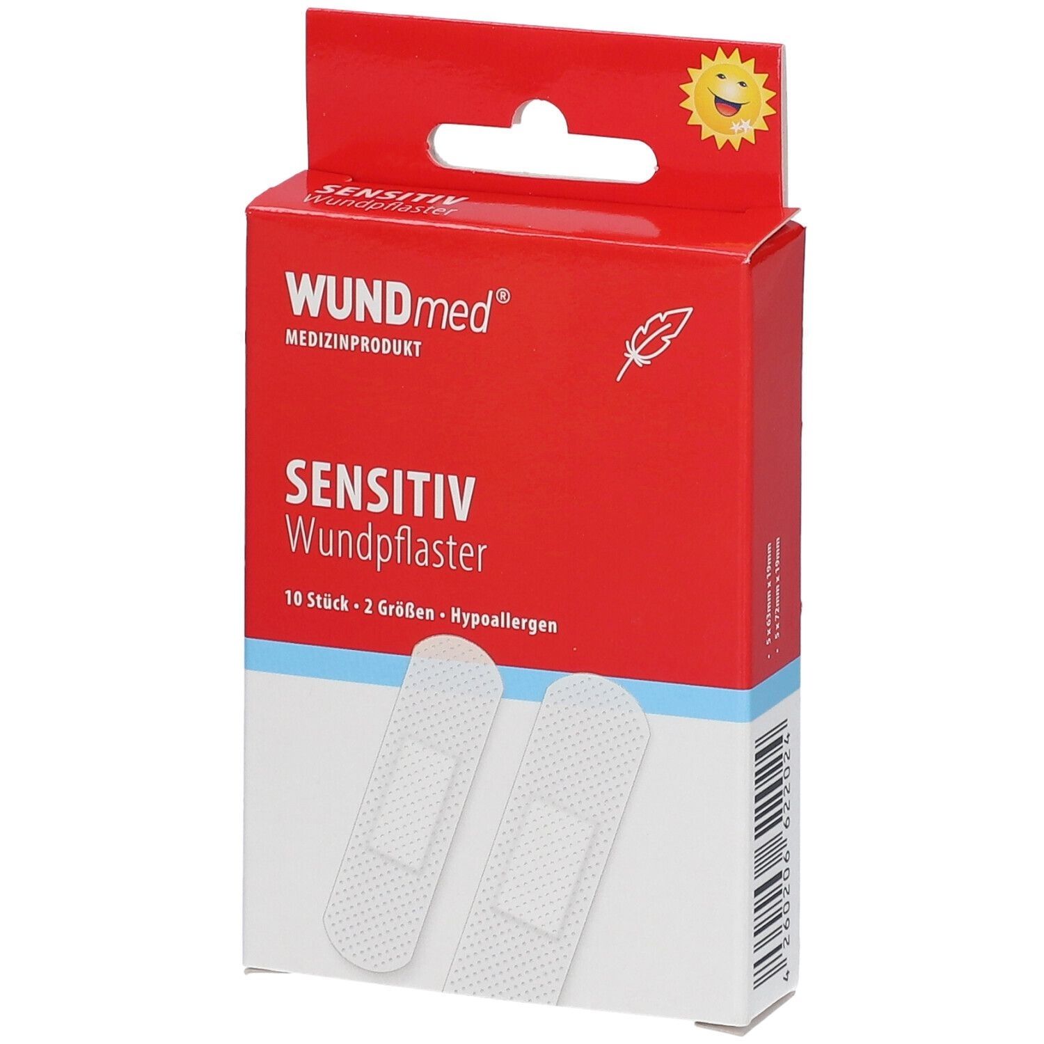 Pflaster hypoallergen sensitive 2 Größen 5x 5x10 St