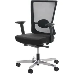 Proregal Bürostuhl Merkur | HxBxT 106x72x70 cm | Sitzhöhe 42cm | Sliding-Funktion ergonomisch | Schwarz | Schreibtischstuhl