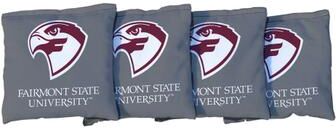 Skip's Garage Fairmont State Red Cornhole Bags