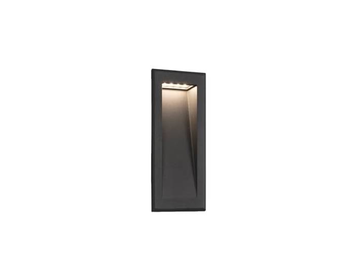 Faro Barcelona LED inbouwlamp, donkergrijs