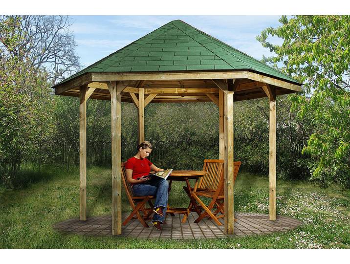 Weka Pavillon 656 Kiefer ⌀ 2.6 m 2.95 m