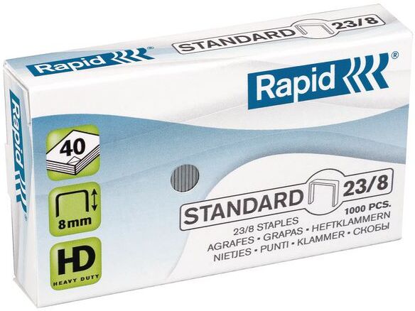 RAPID Häftklammer Standard 23/8 1000/fp