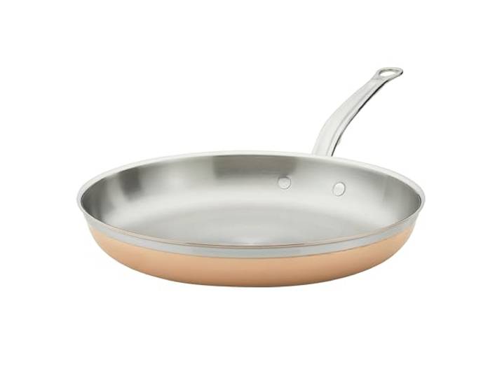 Hestan - CopperBond Collection – Bratpfanne aus 100% reinem Kupfer, Induktionskochfeld-kompatibel, 32,5 cm