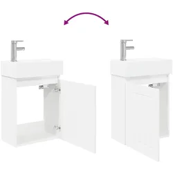 vidaXL, Badmöbelset, Badezimmer-Waschtisch