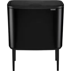 Brabantia Bo Touch Bin, Abfalleimer, Schwarz