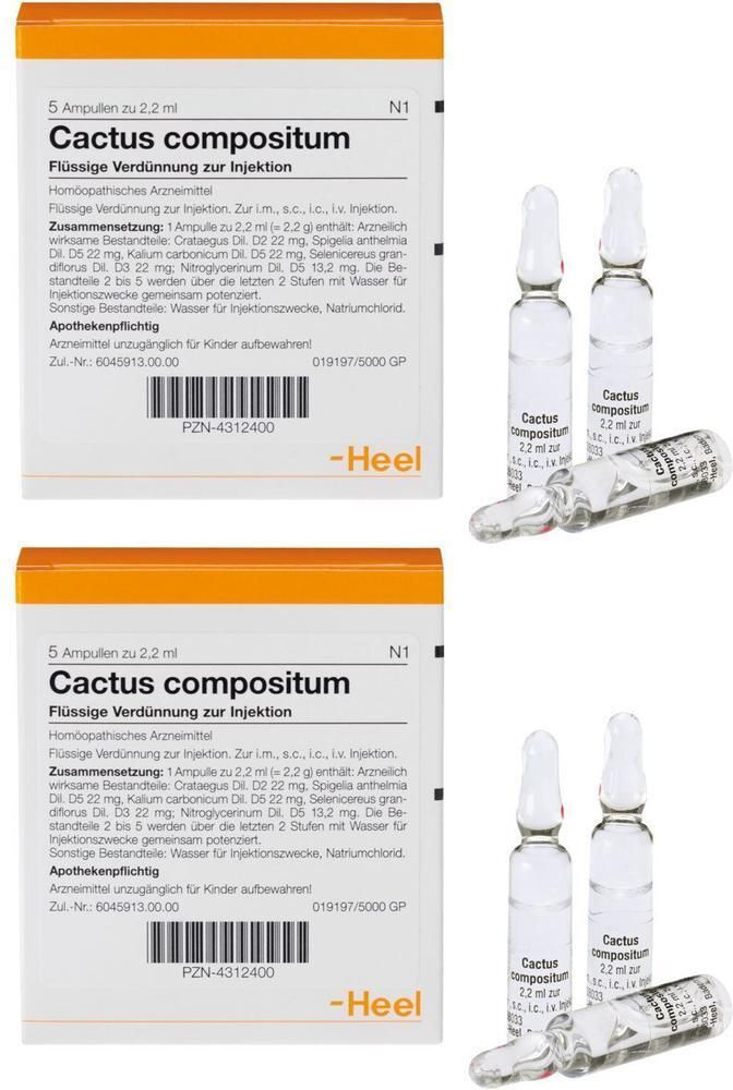 Heel Cactus Compositum Ampullen 2x 2x10 St