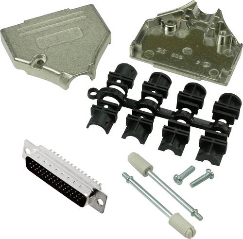 MH Connectors MHDTZK25HD44MS-K D-SUB Stiftleisten-Set 180° Polzahl: 25 Lötkelch 1St.