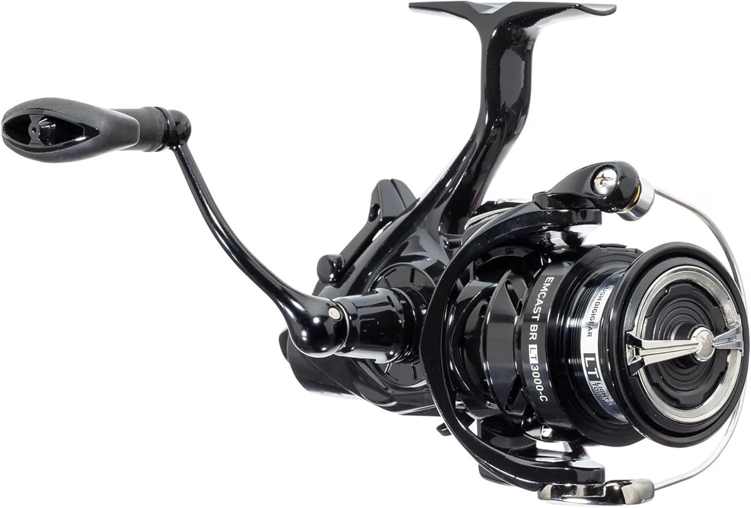 Daiwa ECLTBR2500 Emcast Bite Run Spinnrolle, 3 Kugellager + 1 Walzenlager, Übersetzung 5.2:1