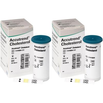 Accutrend Cholesterol Teststreifen x2 2x25 St