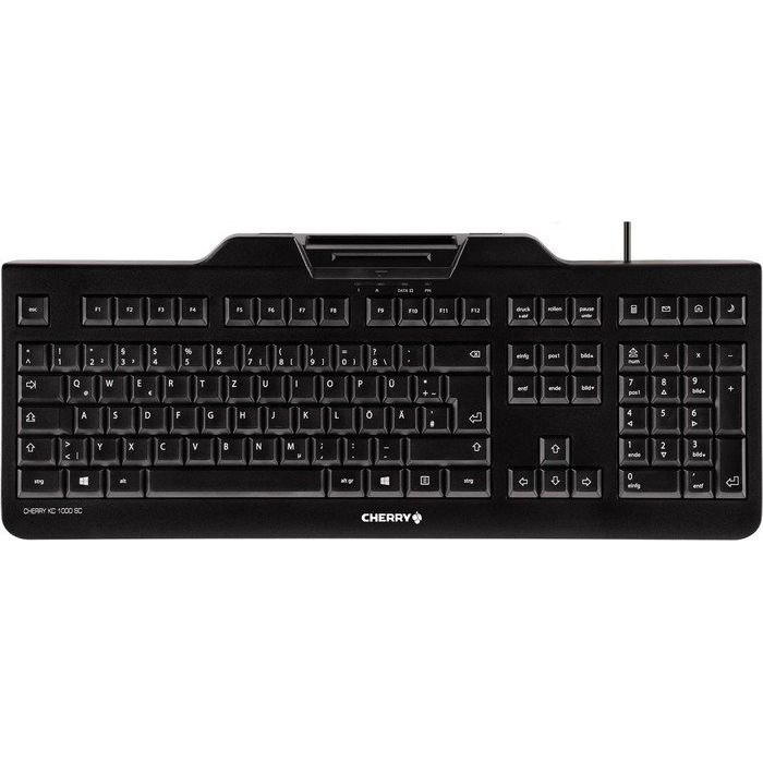 Cherry KC 1000 SC Tastatur kabelgebunden, Schwarz
