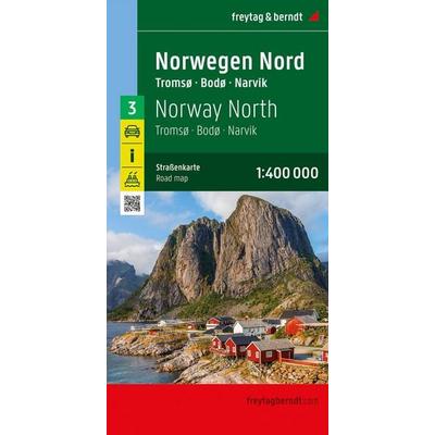 freytag & berndt Straßenkarte Norwegen Nord, Tromsø - Bodø - Narvik 1:400.000, Sonstige von , KOMPASS freytag und berndt, 978-3-7079-2212-7