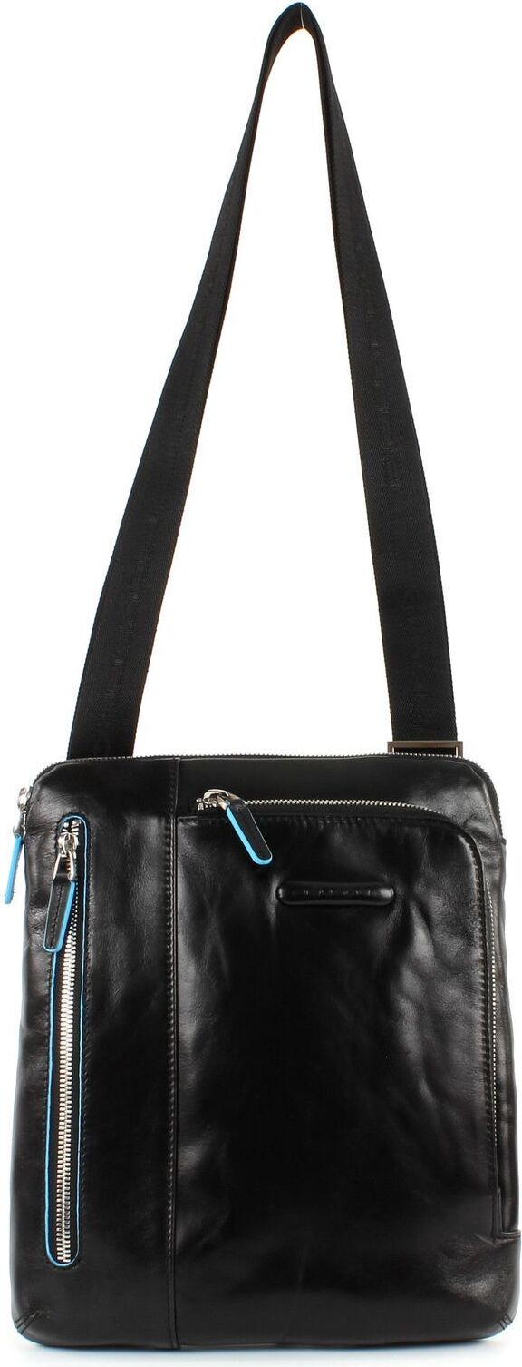 PIQUADRO Blue Square Shoulder Pocketbag Nero