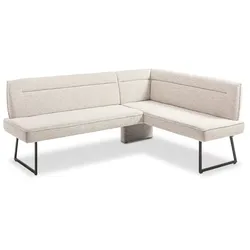 Komfort & Wohnen Eckbank Game plus Stoff Beige Ecru