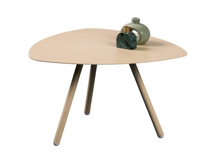 Xora Beistelltisch, Creme, Metall, rund, 60x35x60 cm, einfacher Aufbau, Wohnzimmer, Wohnzimmertische, Beistelltische, Beistelltische Metall