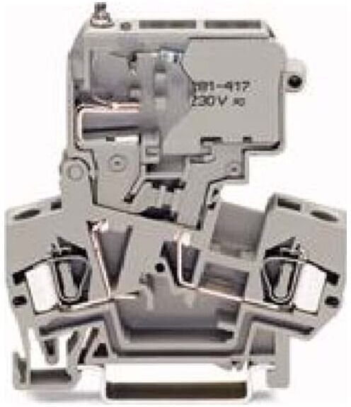 WAGO Sicherungsklemme 0,08-4 mm² gris 281-611/281-417 (0452583)