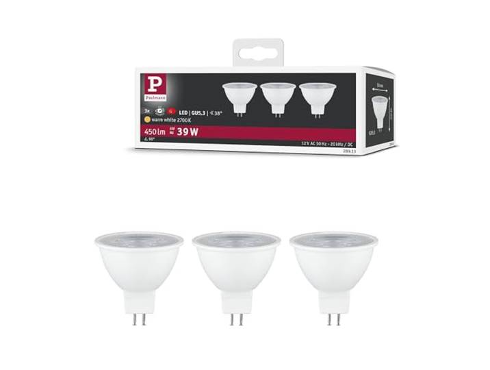 Paulmann LED Reflektor GU5,3 3er-Set 6W 2700K Weiß