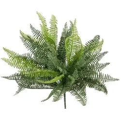FireSilx, Kunstpflanzen, Waldfarn, Kunstpflanze, B1 schwer entflammbar, 38cm (38 cm)