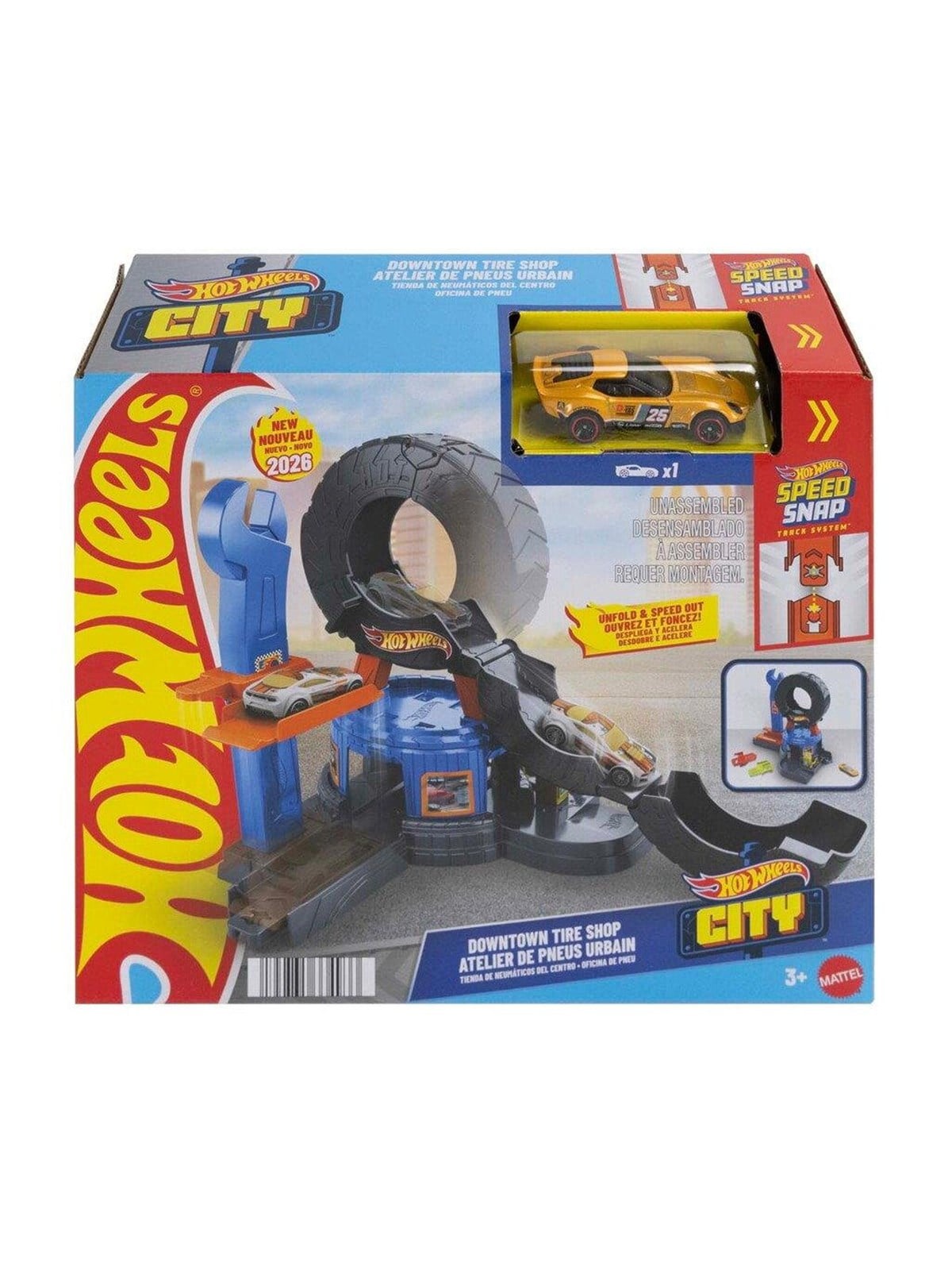 Hot Wheels City Downtown Tire Shop