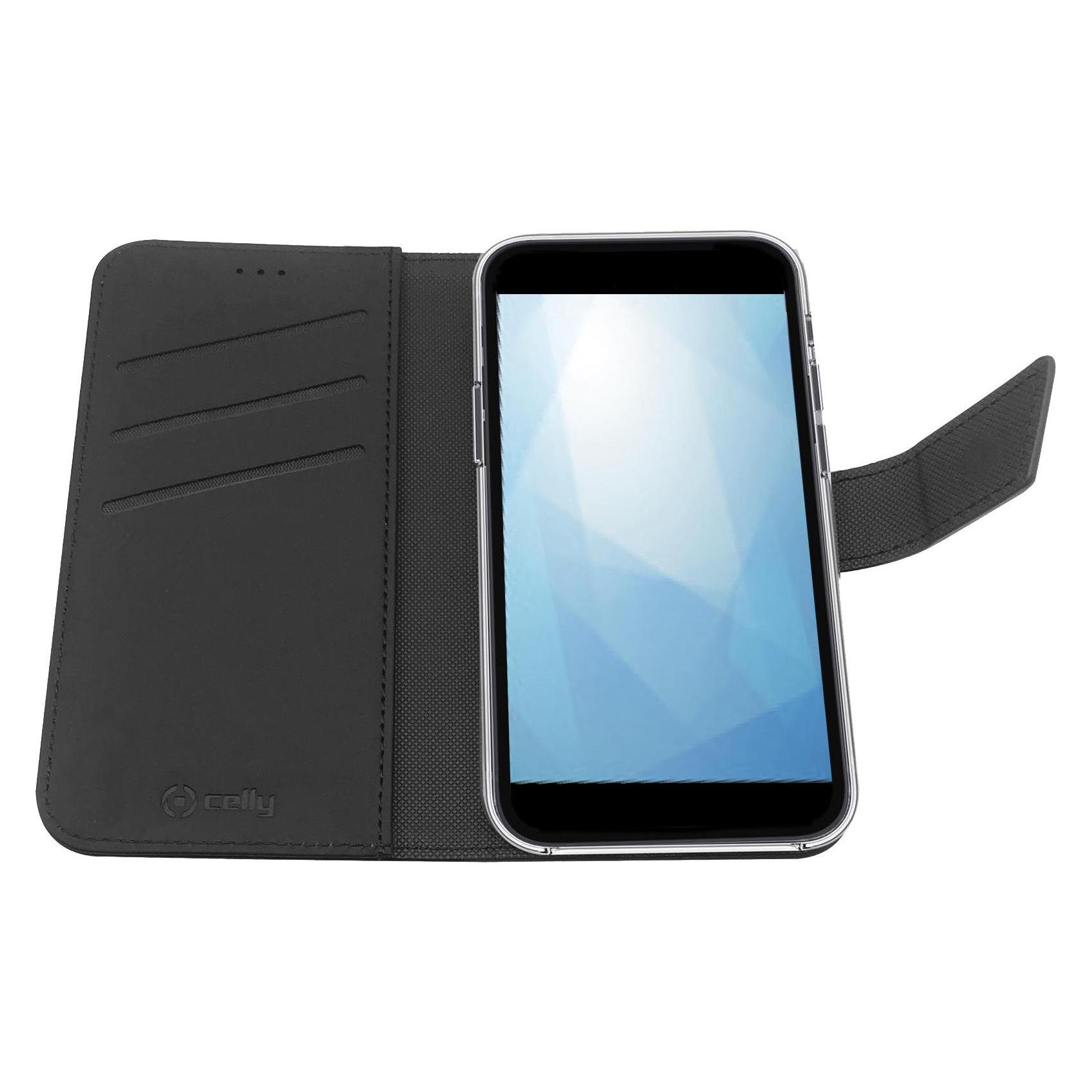Celly Wally Handytasche 17,1 cm (6,73') Pouch Case Schwarz (Xiaomi 12 Pro) (WALLY1017)
