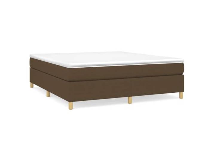 PUGYNBK Boxspringbett mit Matratze, 160 x 200 cm Gefederte Federn, mittlere Festigkeit, atmungsaktiver Stoff, Holzlatten