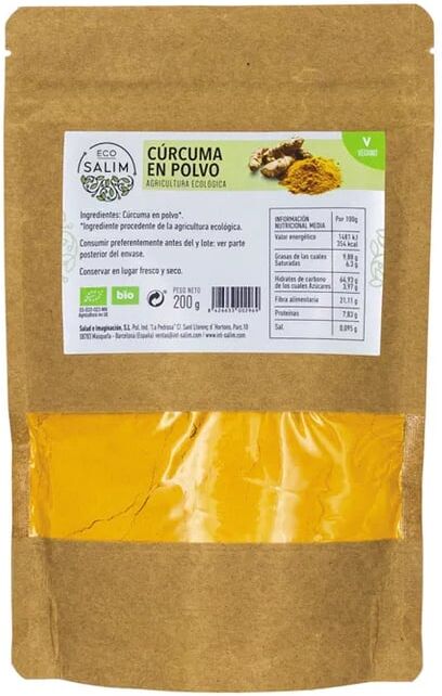Eco-Salim CÚRCUMA EM PÓ BIO 200g
