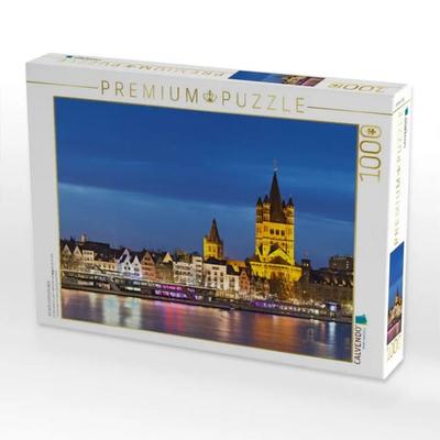 CALVENDO Puzzle KÖLNER LICHTERZAUBER | 1000 Teile Lege-Größe 64x48cm Foto-Puzzle für glückliche Stunden