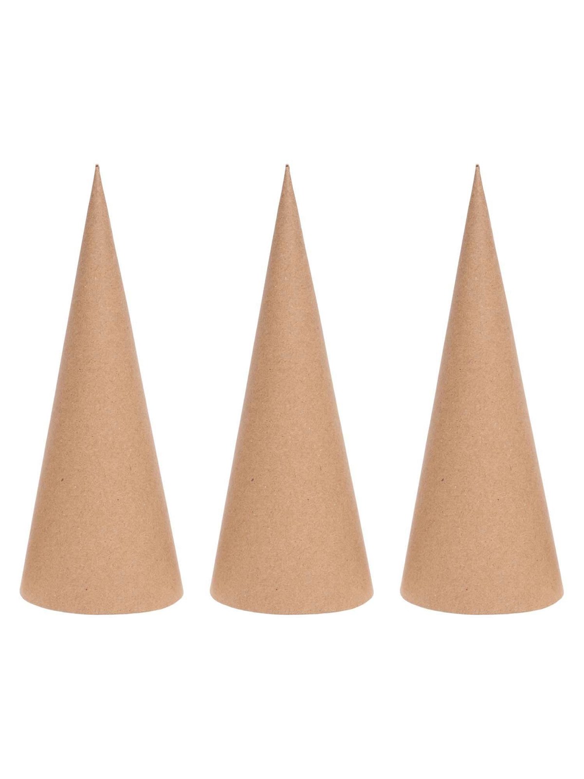 Colorations - Papier-mache Cones - 20 cm 20 pcs.