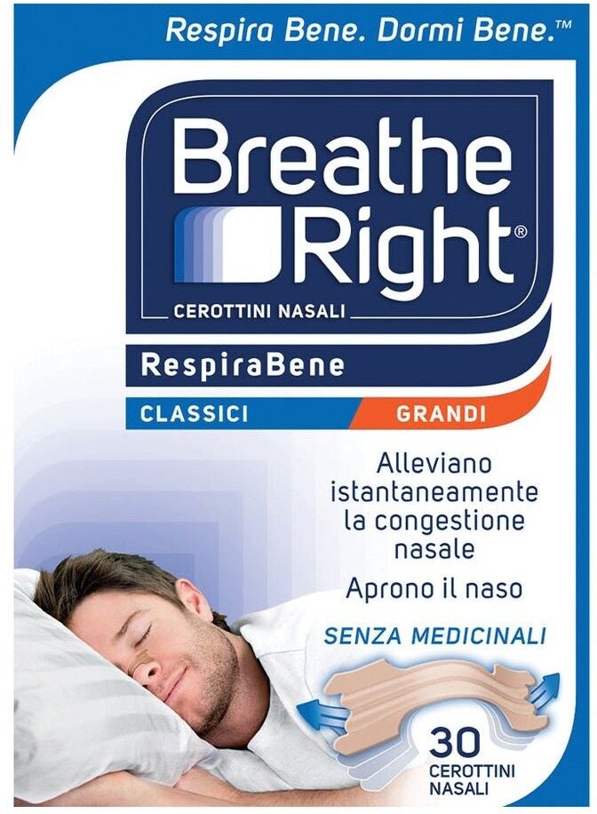 Efas Breathe Right classici grandi 30 pezzi
