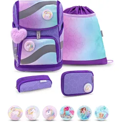 Belmil Smarty Schulranzen Set 5-teilig mit 6 Patches - Wonder 2 Koffer24