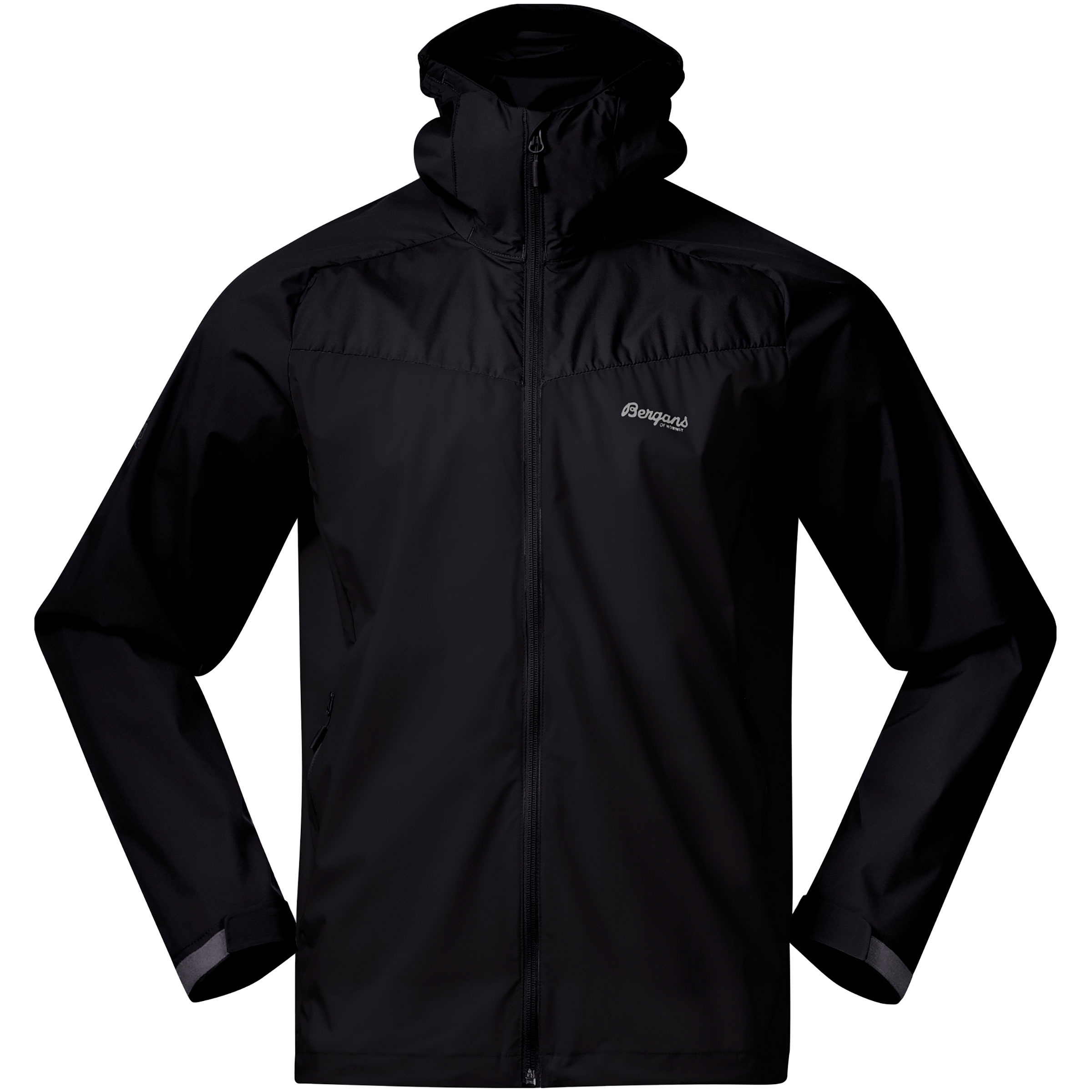 Bergans Microlight Herren Windbreaker schwarz Größe L Trekking Wasserabweisend Wasserabweisend