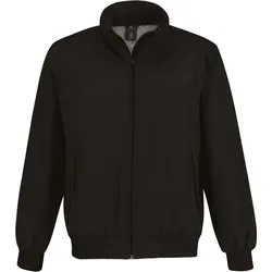 B&C Herren Jacke Crew Bomber Winter-Jacke JM961 black/warm grey S