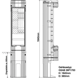 GSAB Elektrotechnik Poller 36P1700K3LSL00