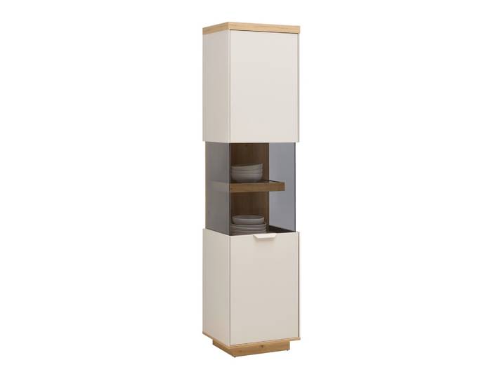 Vitrine Jake Eiche Artisan/Kaschmir