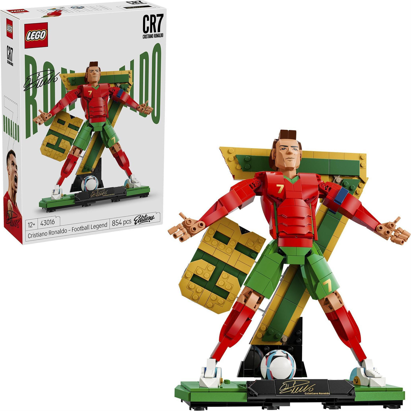 LEGO Edities Cristiano Ronaldo Legende van het Voetbal 43016 Verzamelfiguur