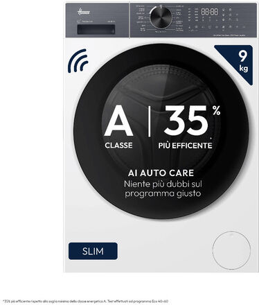 Hoover HLP 49SBL10UH-11 lavatrice Caricamento frontale 9 kg 1400 Giri/min Bianco