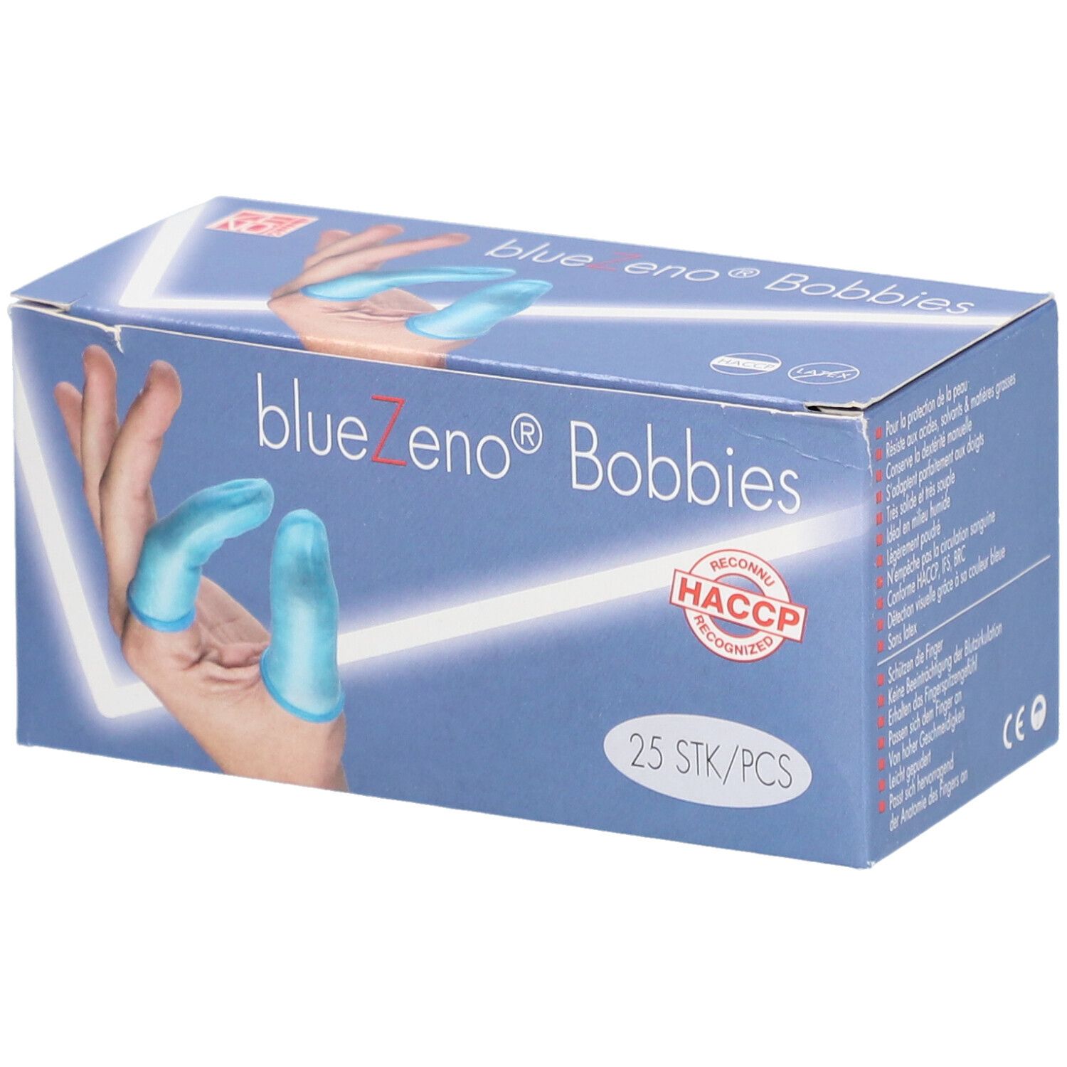 Bluezeno Vinger Bobbies Universeel 25 St Fingerling