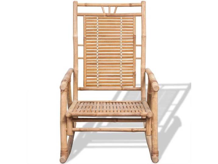 ESTINK® Fauteuil à bascule - Chaise simple - en bambou @@422